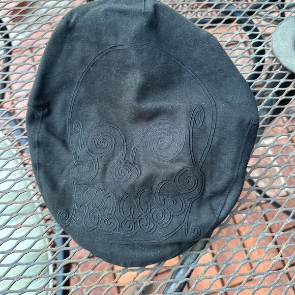 Rare Quiksilver Newsboy Hat L/XL Black Y2K Surf Skate Streetwear - Picture 2 of 5